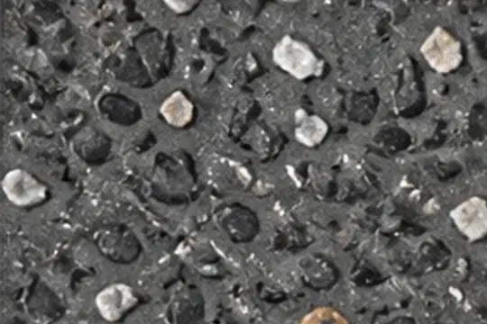 Dalmation 10 Plus Onyx Oxide exposed aggregate top-down sample