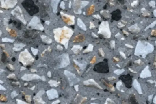 Dalmation 50 exposed aggregate top-down sample