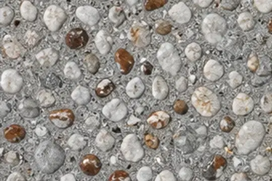 Desert 25 exposed aggregate top-down sample