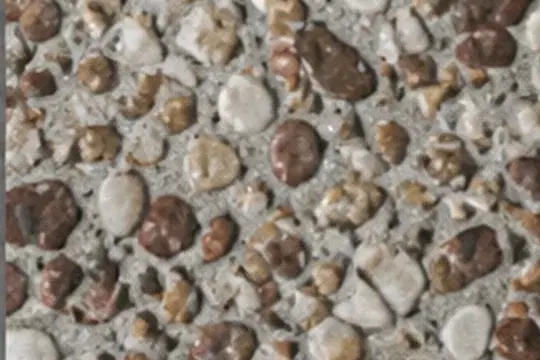 Jaffa 90 exposed aggregate top-down sample