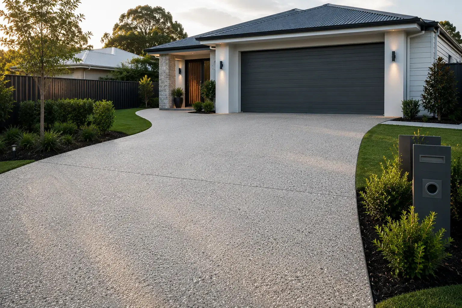 Concrete Driveways project example for Logan concreting services